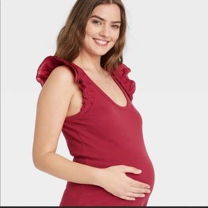 Hatch rib knit midi dresses perfect if you’re pregnant - or not!